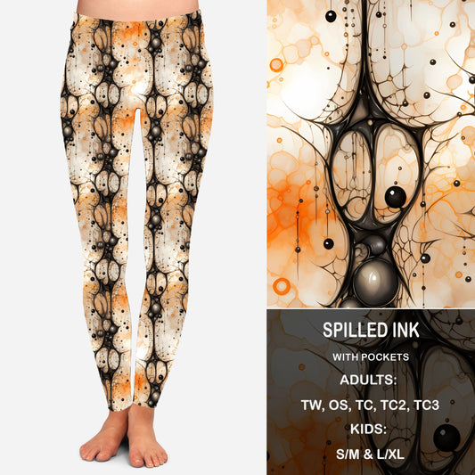 SPILLED INK - Leggings with Pockets Preorder Closes 8/11 ETA SEPT