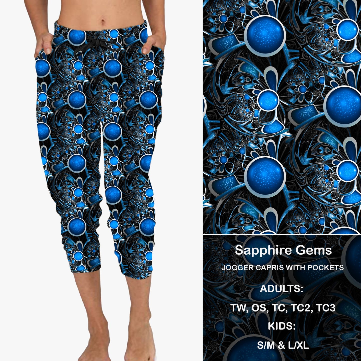 Sapphire Gems - Full & Capri Joggers Preorder Closes 6/14 eta Late July