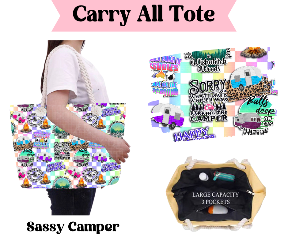 Sassy Camper Carry All Tote