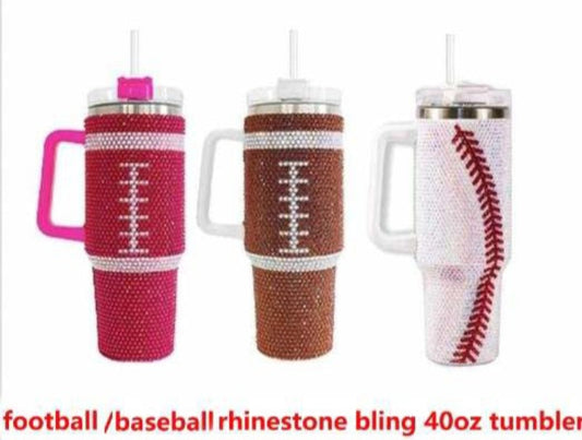 Sport 40oz Studded Tumbler with straw brush for cleaning