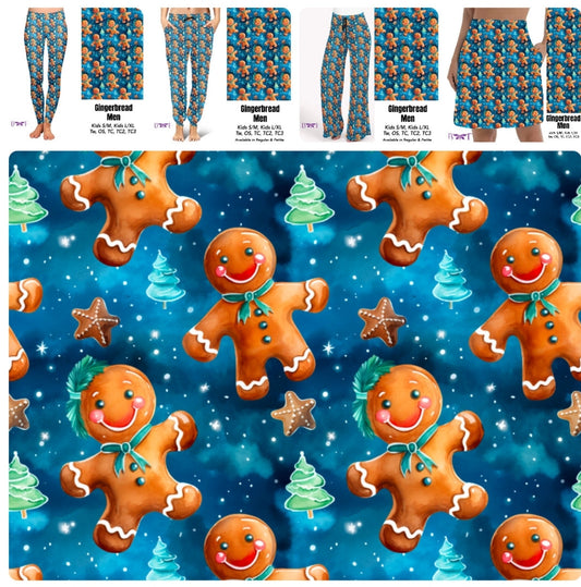 Gingerbread Men BMO leggings and skorts with pockets