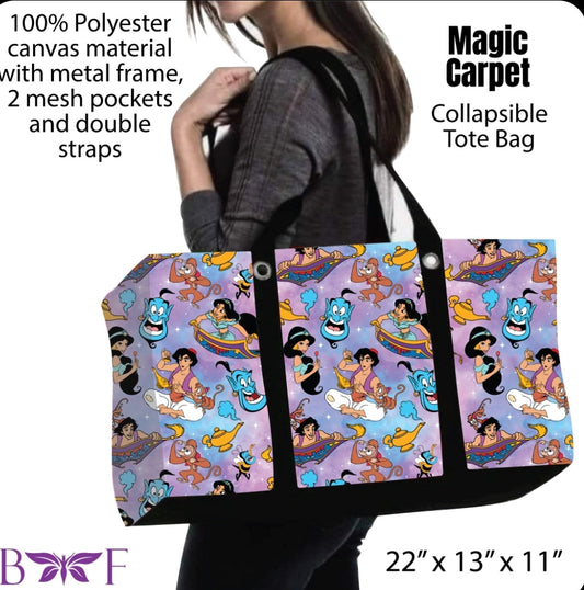 Magic Carpet Tote with 2 mesh pockets