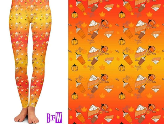 Pumpkin Spice Leggings with pockets