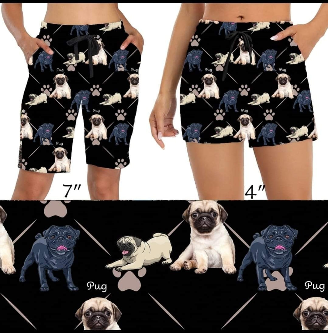 Pug Life leggings, capris and joggers