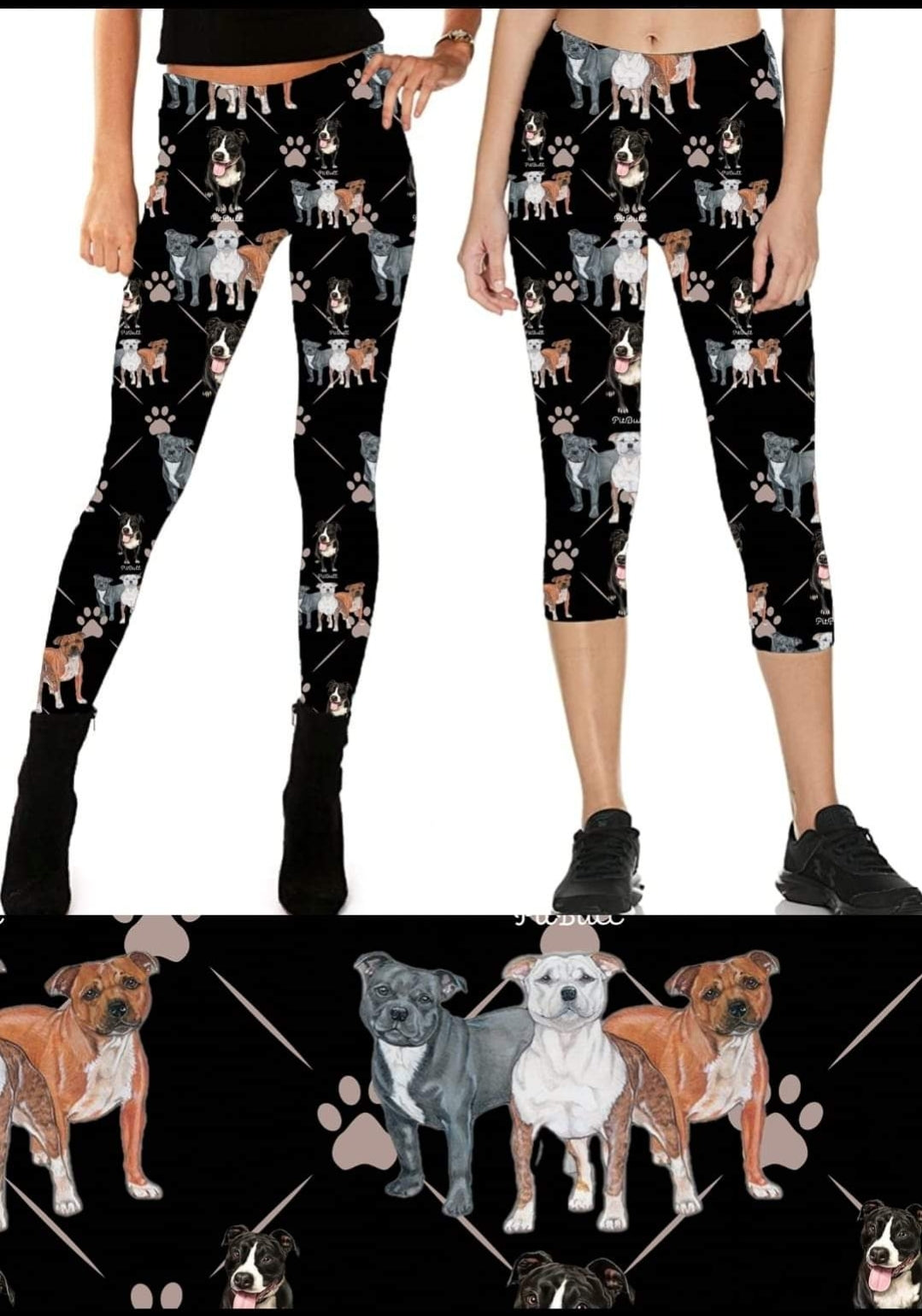 Pittiee/Pibble/Pitbull leggings, capris, Lounge Pants, Joggers, and Shorts