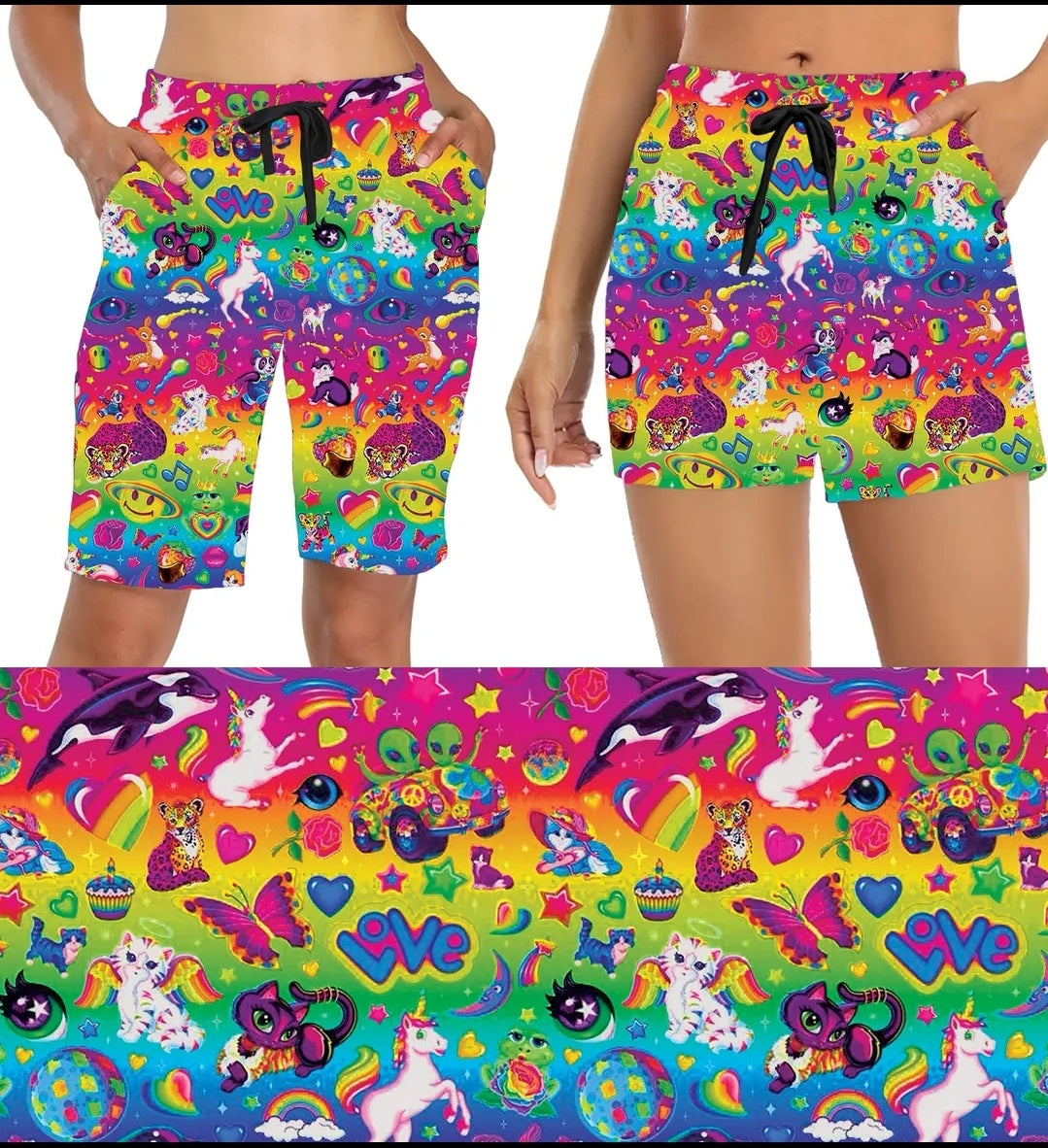 Colorful Summer LF Leggings, Capris, Lounge Pants, Joggers, and Shorts