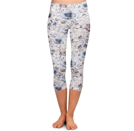 Summer Blooms Leggings, Lounge Pants, 4" & 7" Unisex Shorts