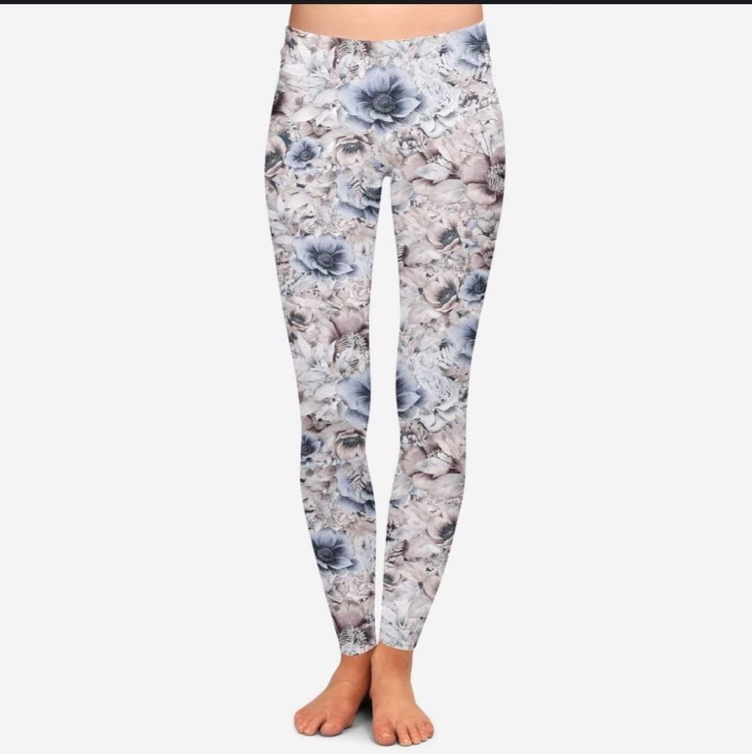 Summer Blooms Leggings, Lounge Pants, 4" & 7" Unisex Shorts