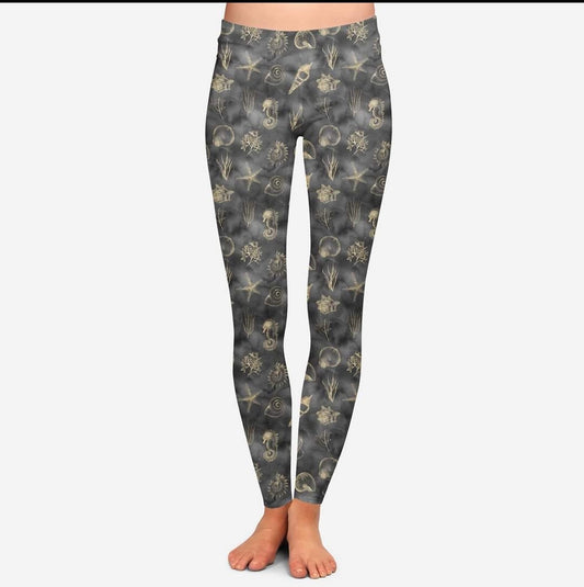 Grey beach Capris with pockets