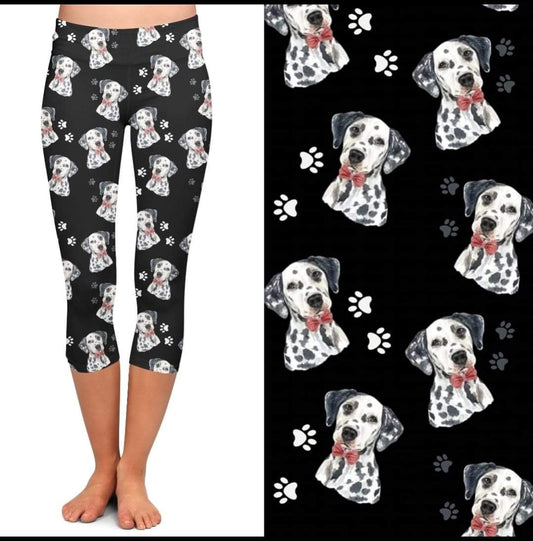 Dalmatian jogger shorts with pockets