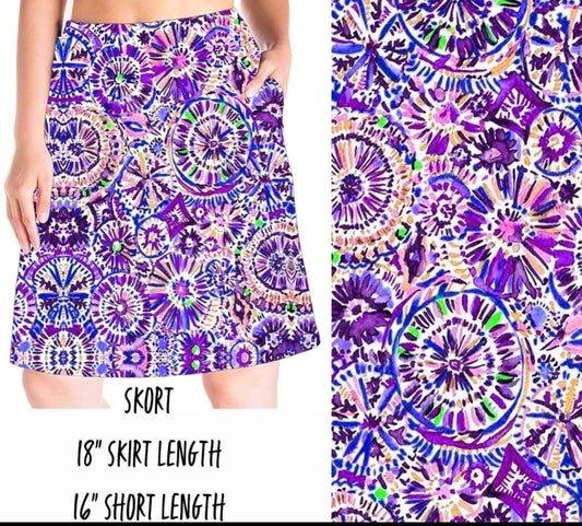 Purple Pleaser Skort