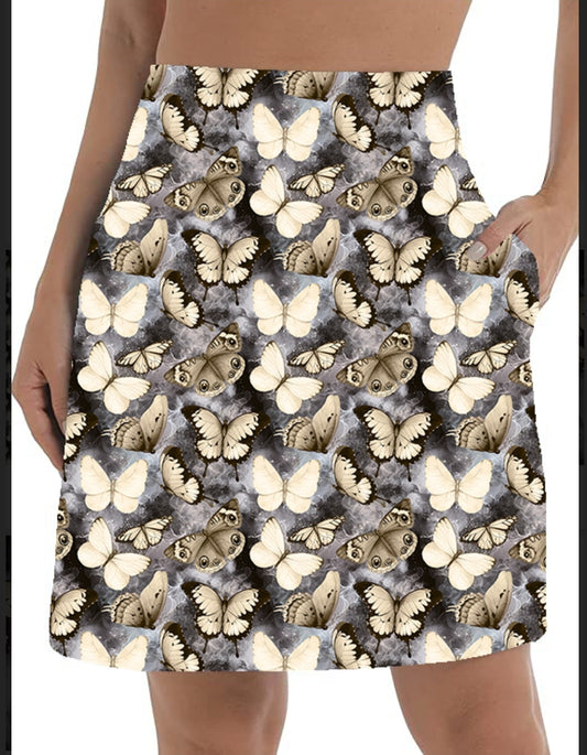 Golden Butterfly skorts with pockets