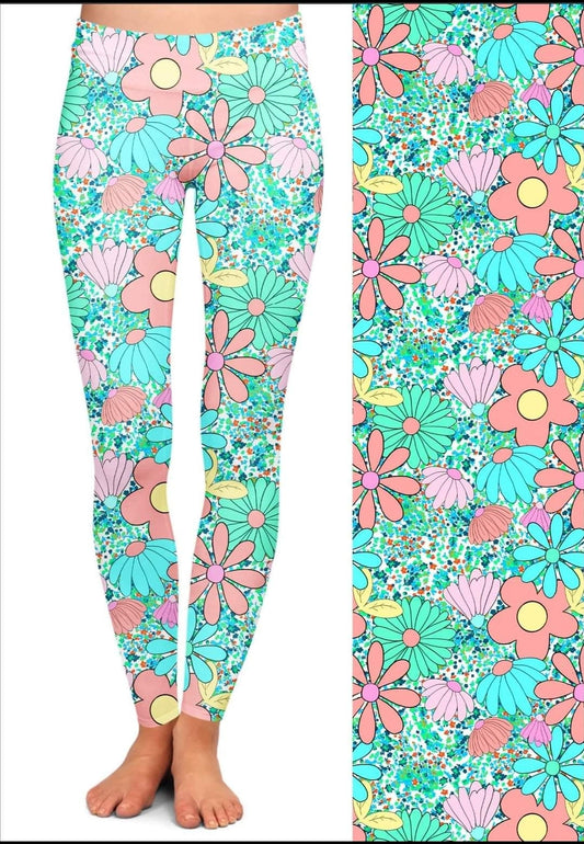 Retro Daisy Capris