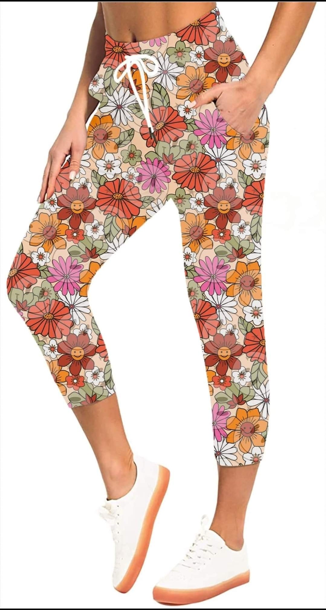 Earthly Daisy Leggings with pockets