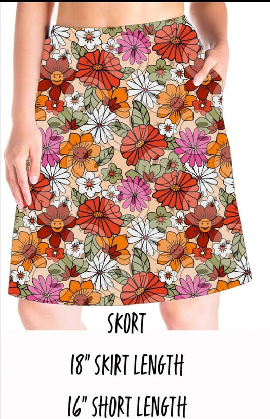 Earthly Daisy Skort