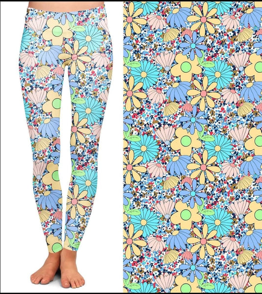 Cartoon Daisy capri lounge pants