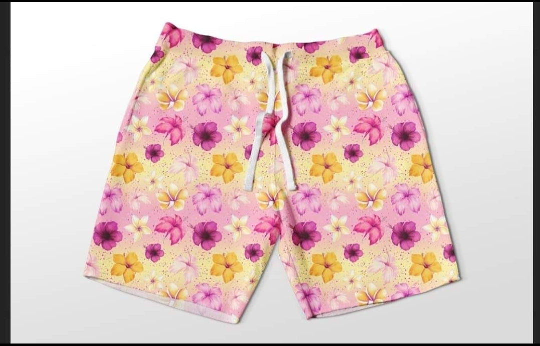 Hawaiian Daisy Leggings and Capris