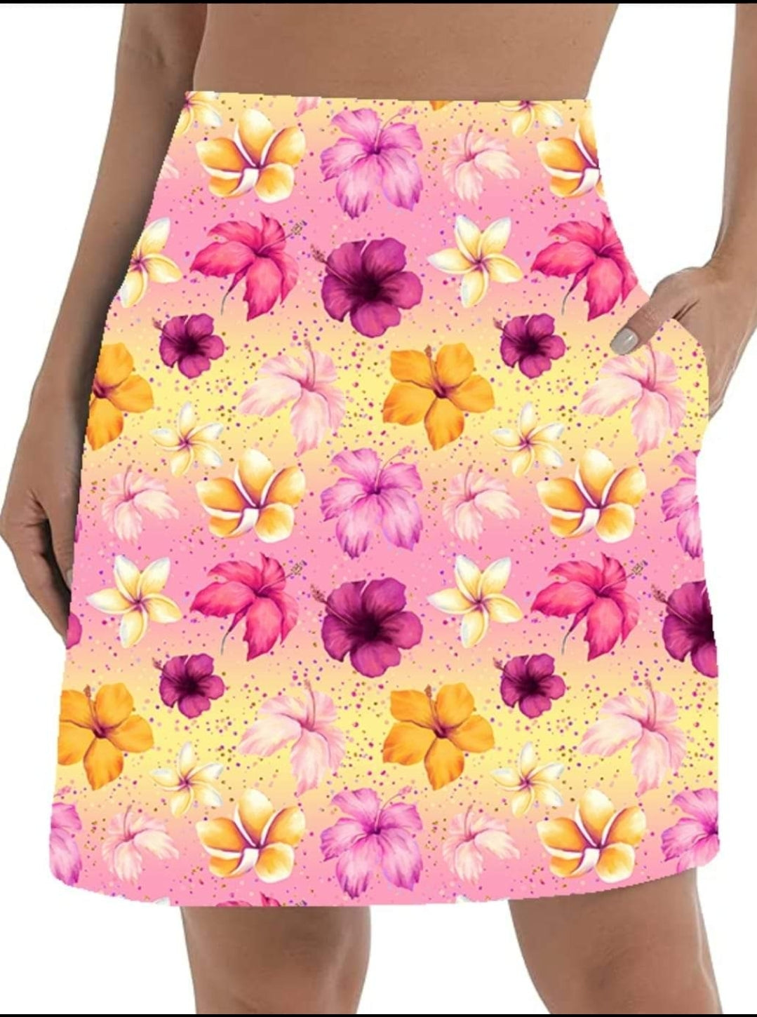 Hawaiian Daisy Skort