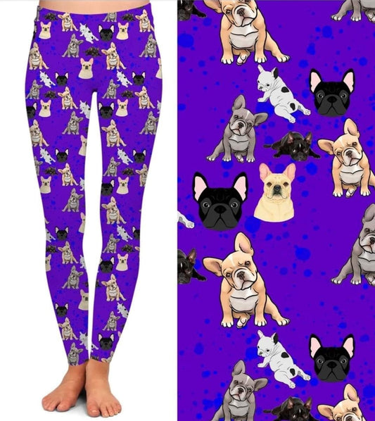 French Bulldogs leggings and capris