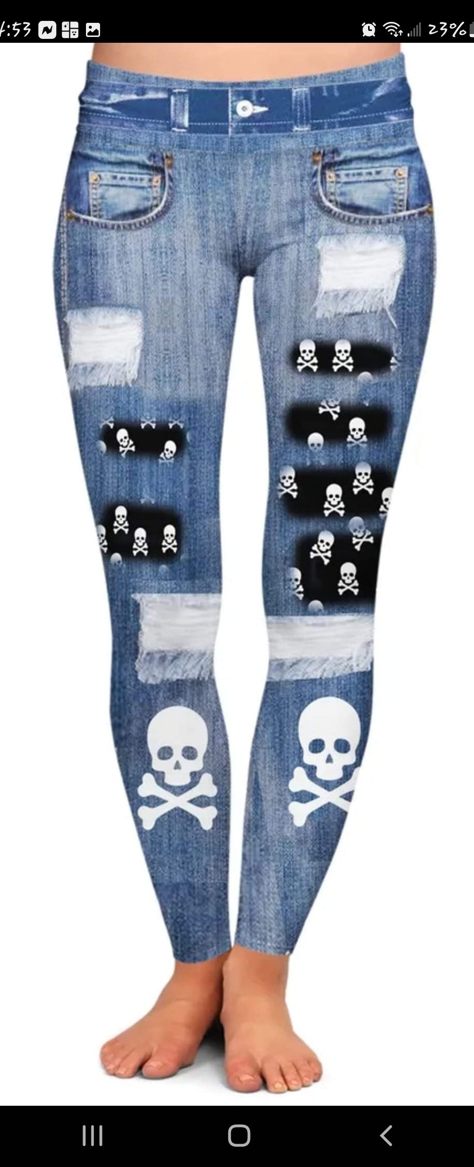 Denim Skull