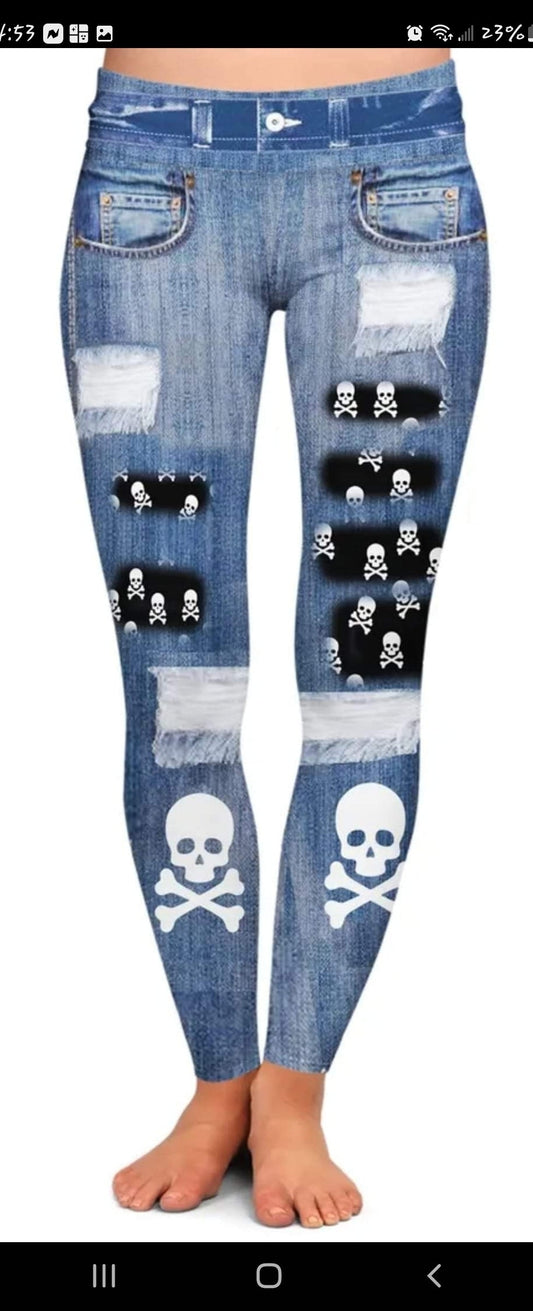 Denim Skull