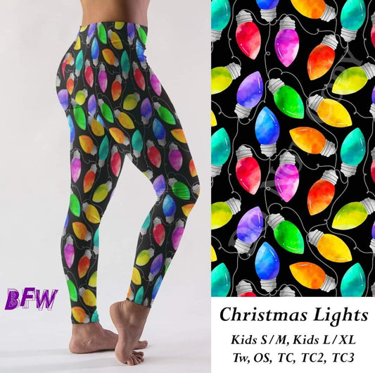 Christmas Lights leggings and capris