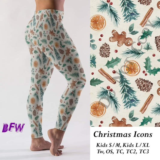 Christmas Icon Leggings with pockets