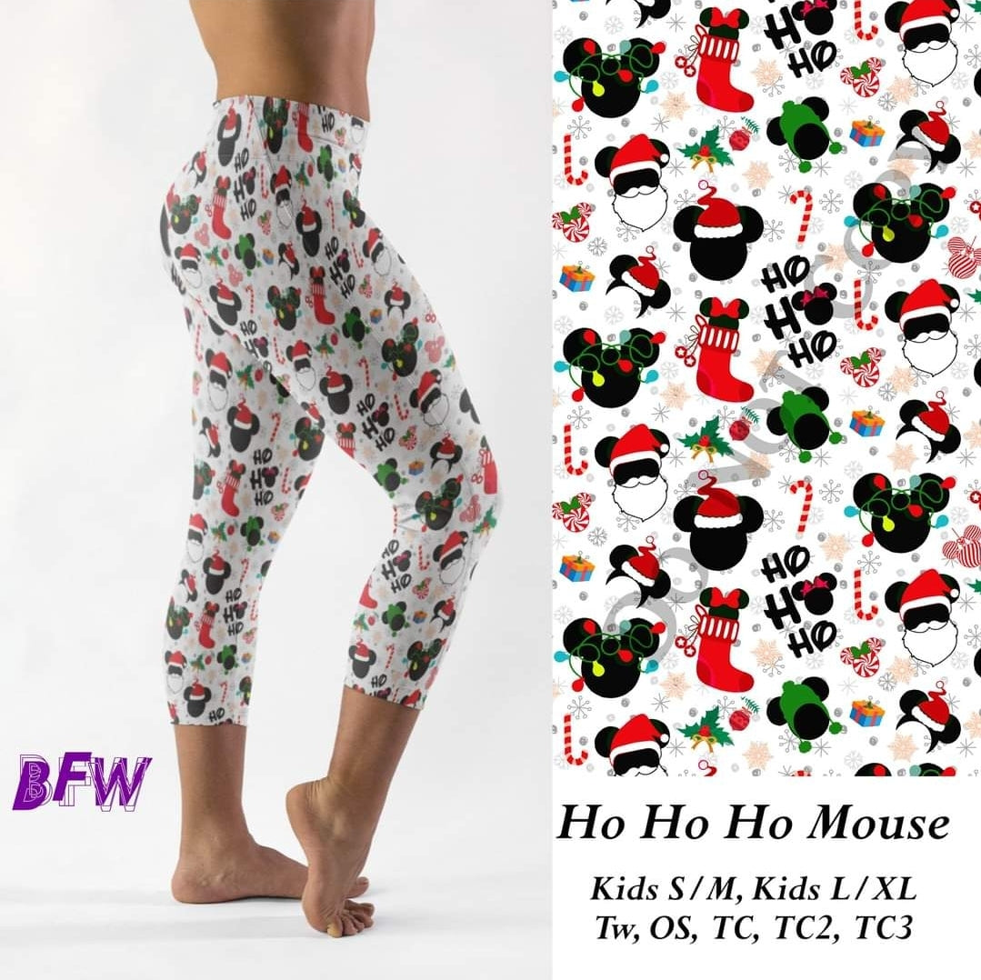 HO HO HO mouse leggings and  unisex loungers