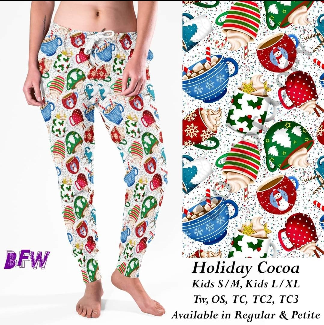 Holiday cocoa leggings and skorts