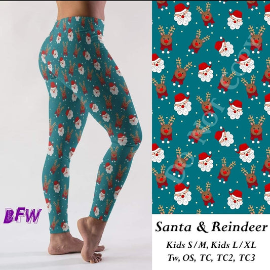 Santa & Reindeer Capris