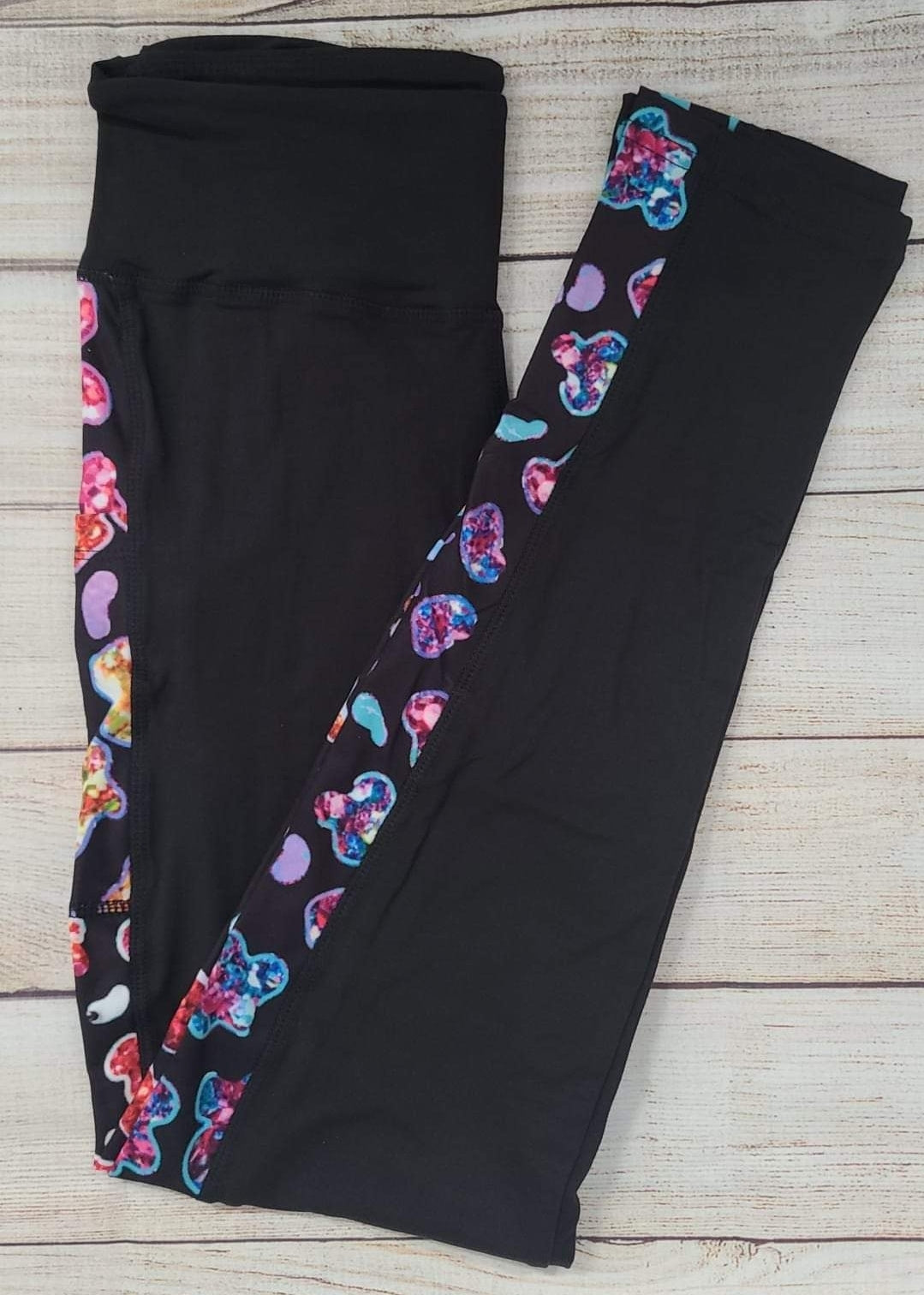 Rainbow Cheetah II leggings with pockets