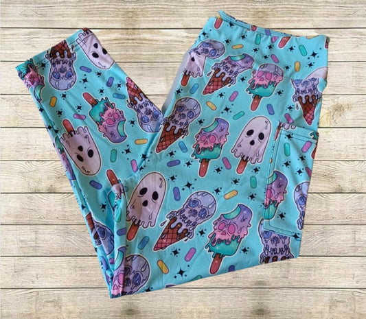 Ice Scream Capri Length w/ Pockets