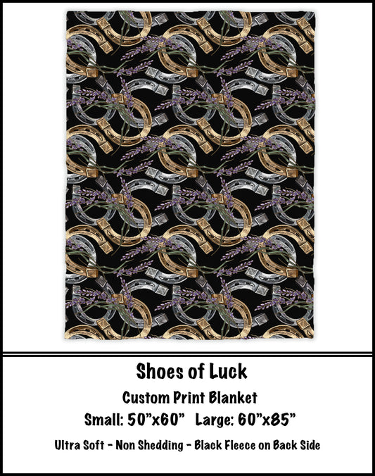 Shoes of Luck Fleece Blanket - preorder closes 8/7 eta 8-10 weeks