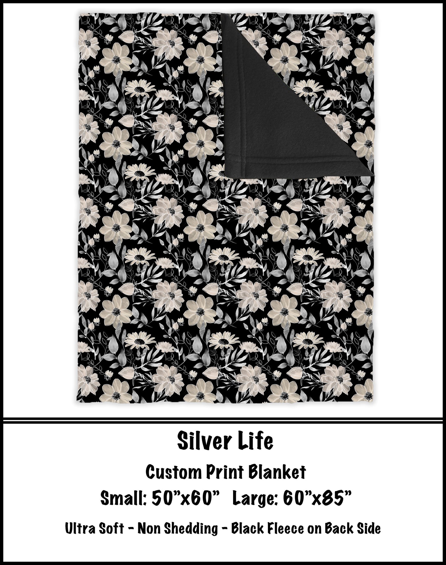 Silver Life Fleece Blanket - preorder closes 8/7 eta 8-10 weeks