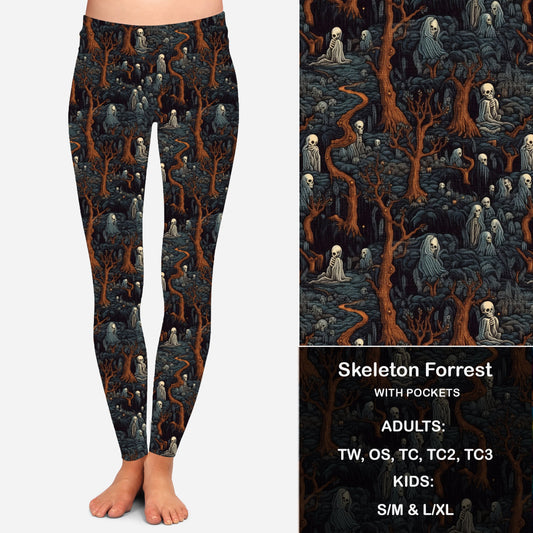 Skeleton Forrest Leggings & Capris with Pockets  Preorder Closes 7/7 eta Late August