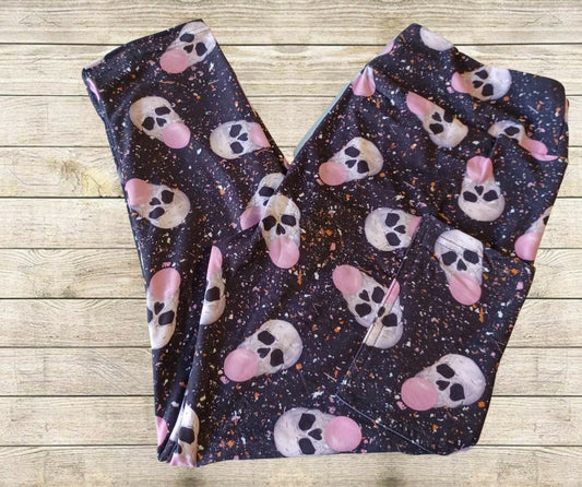 Bony Bubbles Capri Leggings w/ Pockets