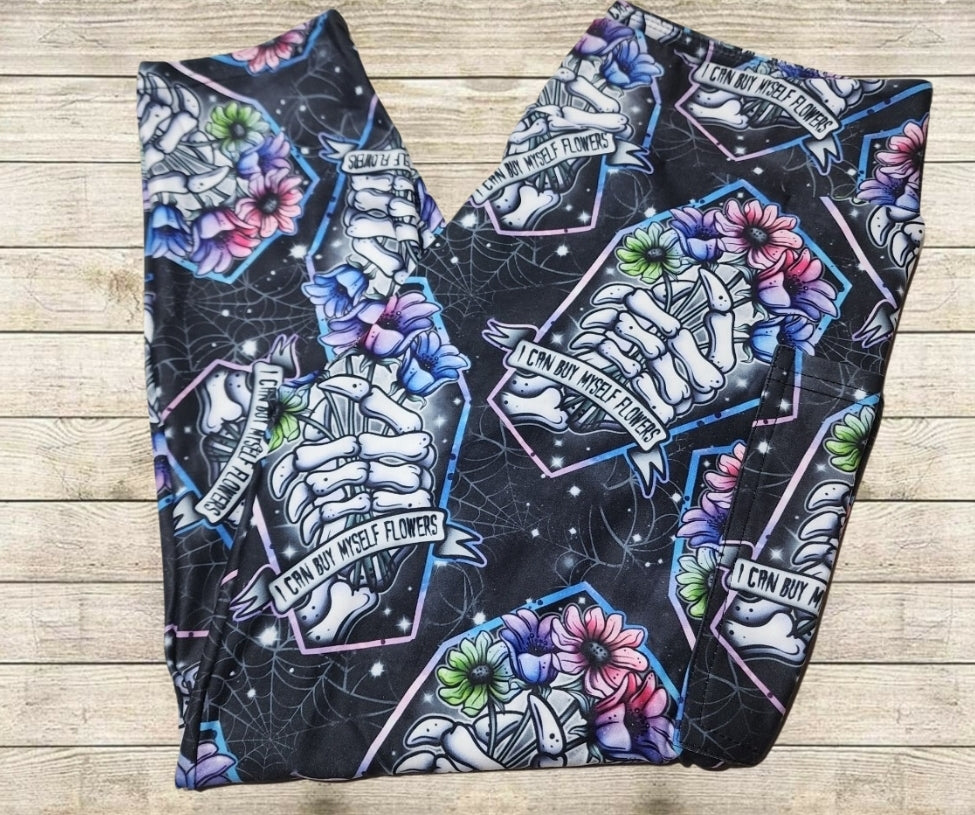 Buy Myself Flowers Capri Length w/ Pockets