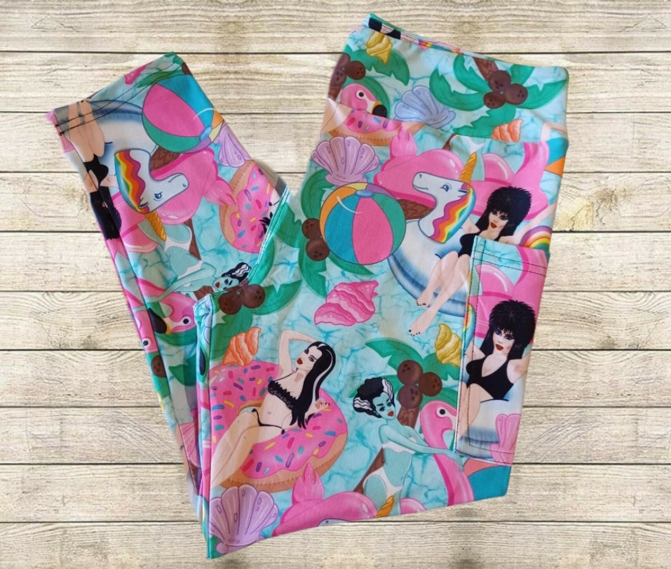 Ghoul Squad Summer Capri Length w/ Pockets