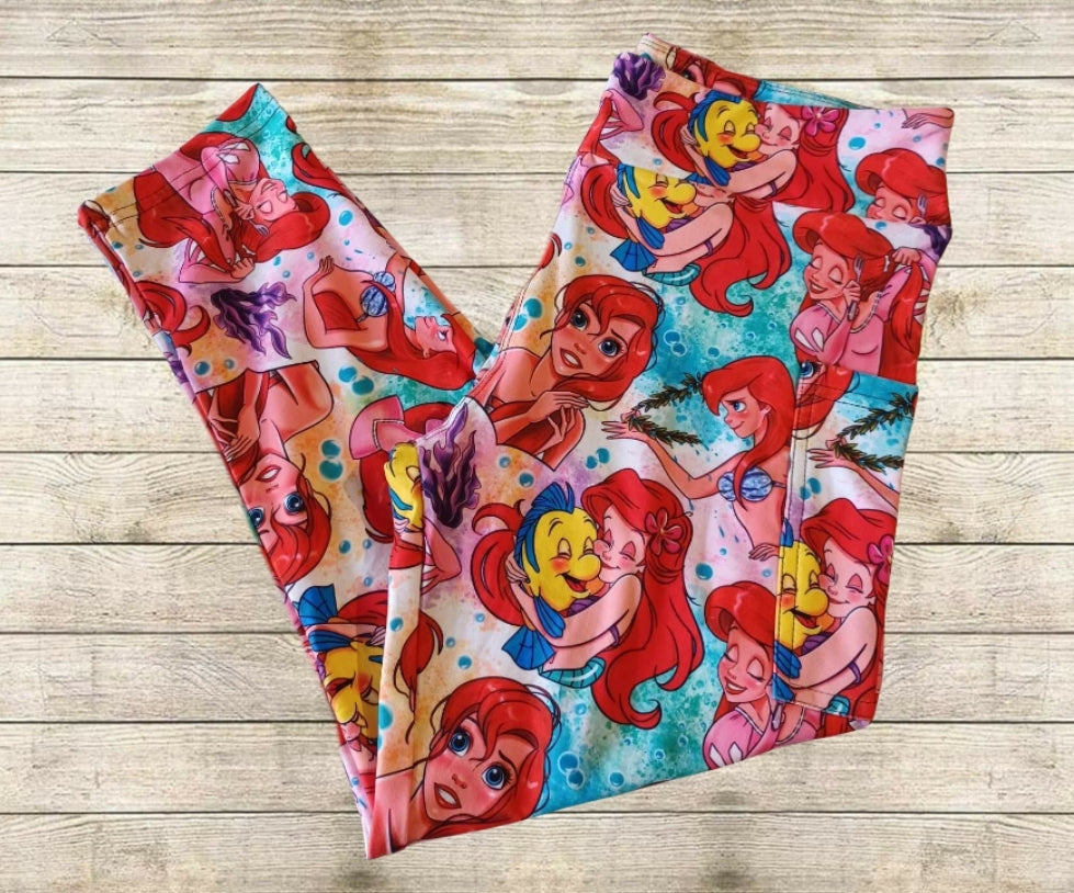 Classic Mermaid Capri Length w/ Pockets