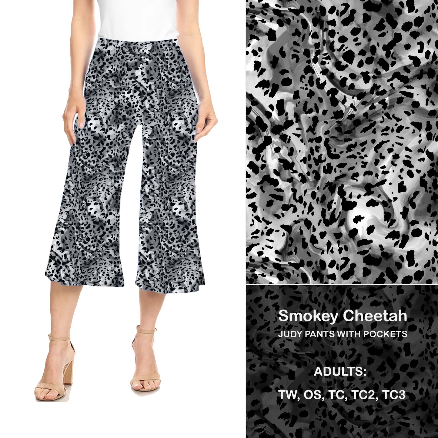 Smokey Cheetah Judy Hybrid Pants with Pockets - Preorder Closes 6/13 Eta July