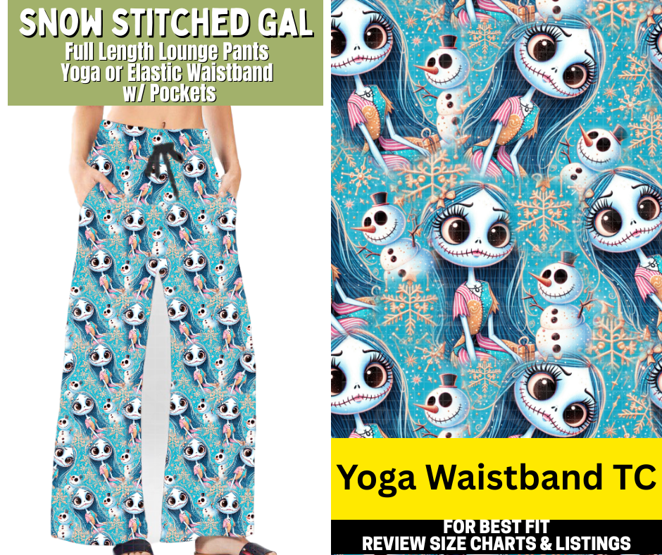 Snow Stitched Gal Full Length Lounge Pants
