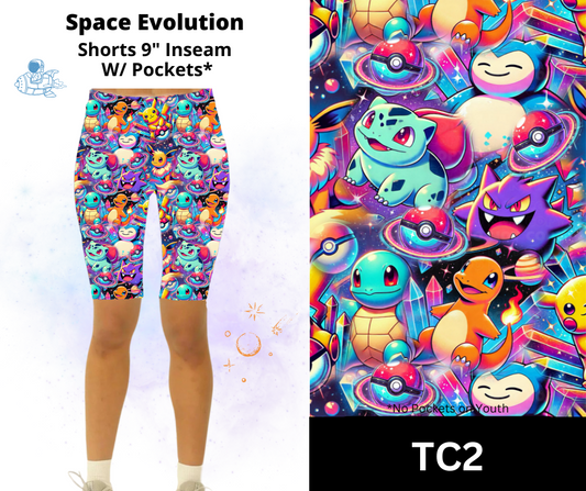 Space Evolution Shorts w/ Pockets
