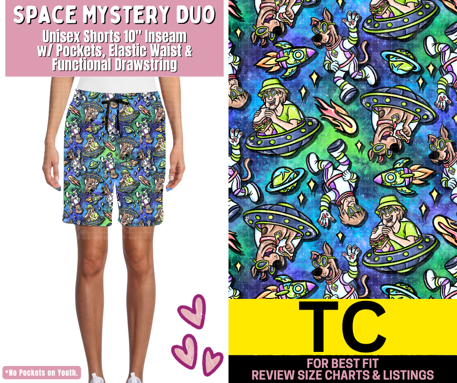 Space Mystery Duo Unisex Shorts