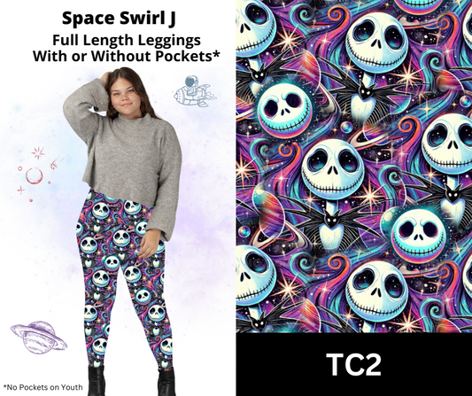 Space Swirl J Full Length Leggings