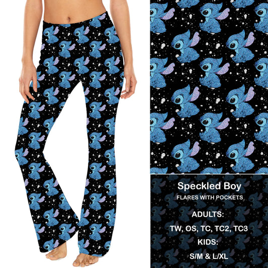 Speckled Boy - Yoga Flares with Pockets Preorder Closes 8/22 eta Sept.