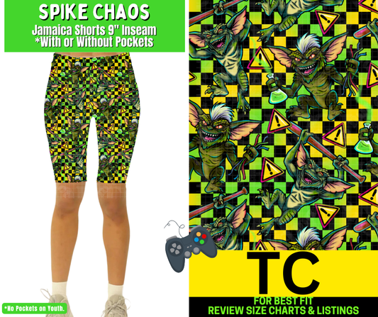 Spike Chaos Jamaica Shorts w/ Pockets