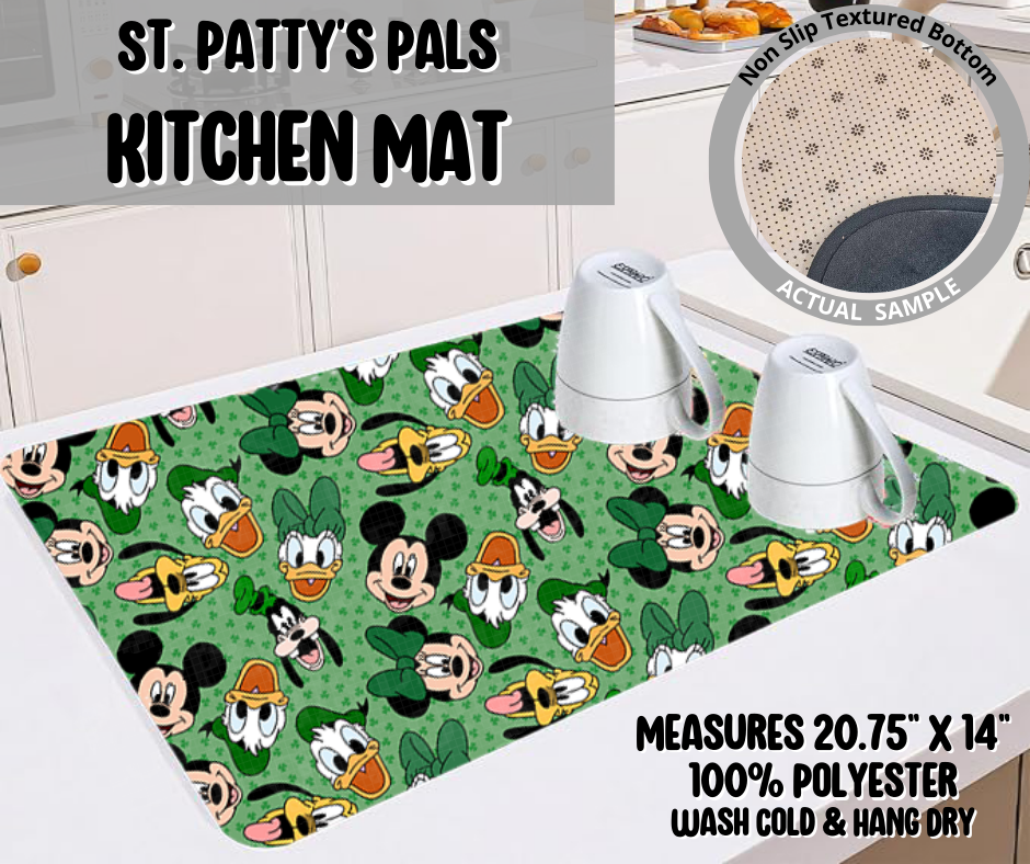 St. Patty's Pals Kitchen Mat