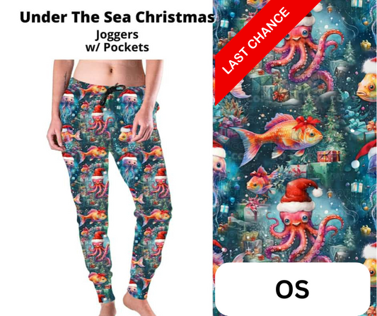 Under The Sea Christmas Joggers