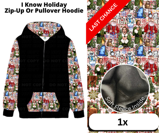 I Know Holiday Zip-Up Hoodie