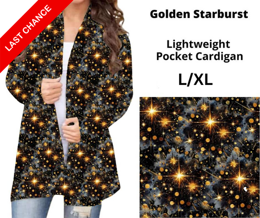 Golden Starburst Pocket Cardigan